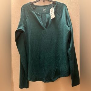 Jenni Intimates Long Sleeve Pajama Shirt